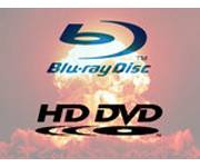 :  HD DVD-  Blu-ray