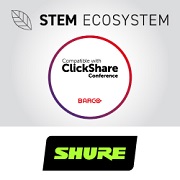 Shure Stem и Barco ClickShare Conference создали комфорт для гибридных коммуникаций в переговорных.