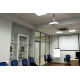 В офисе воронежского филиала ВТБ был оборудован специальный зал для организации видеоконференций с участием руководства банка
