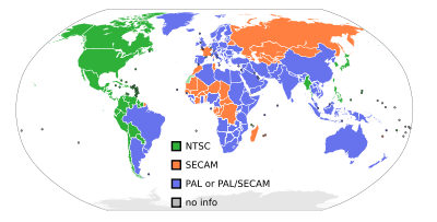 PAL, SECAM, NTSC