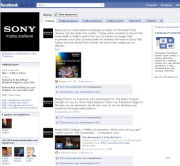   Sony  Facebook