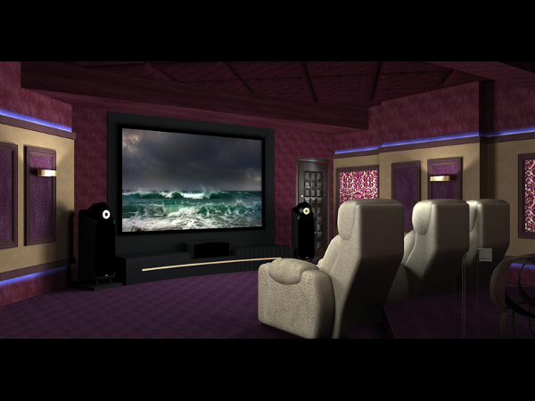 Neocinema оборудовала домашний кинотеатр