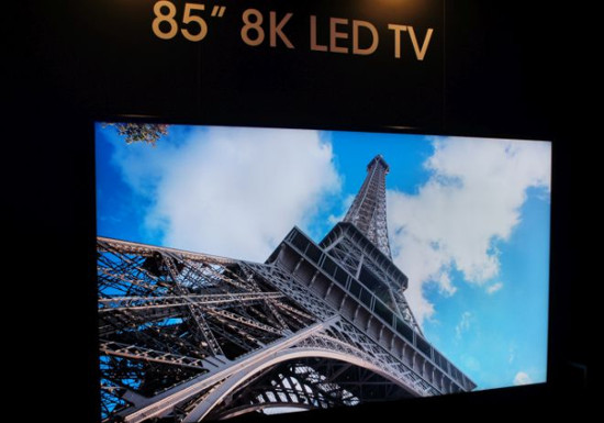  Sharp releases the first 8K TV 