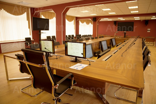 Конференц-зал для проектного бюро РЖД