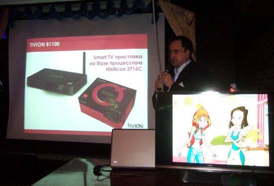 Презентация компанией Nexus Smart TV приставок Tivion