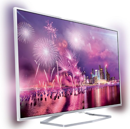Телевизоры Philips PFK6719: прямая LED подсветка, PMR 400, белая отделка