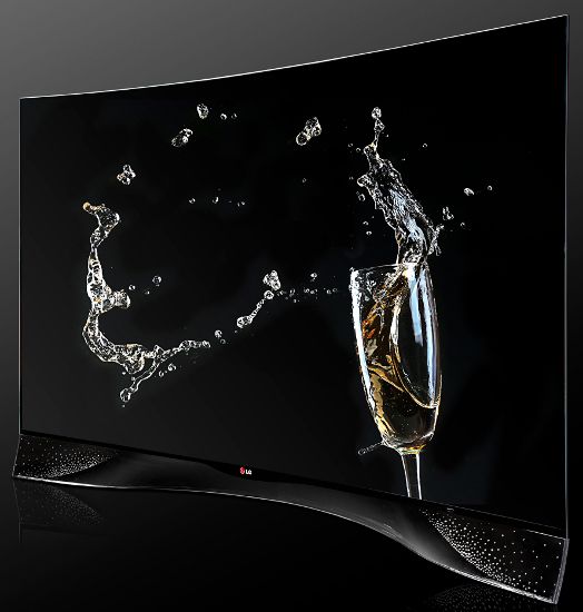 OLED TV LG design with the support of Swarovski 