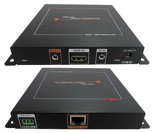 HDBaseT приёмник HDMI, RS232 и ИК сигналов ABtUS HDBT-HD11R/AP1