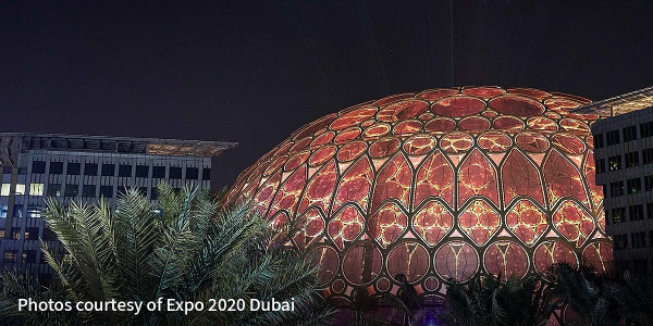 Expo 2020 в Дубае: 252 проектора Christie окутывают светом купол Al Wasl