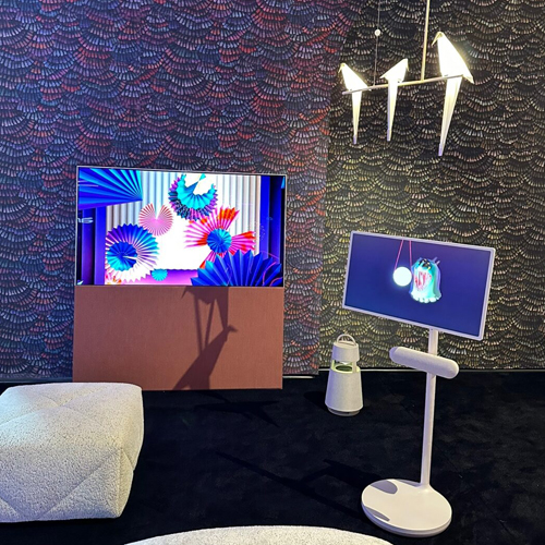 LG демонстрирует лайфстайл экраны на выставке CES 2023