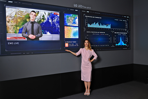 LG представляет на выставке ISE свои дисплейные технологии